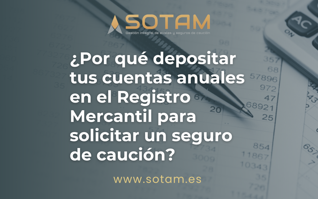 ¿Por qué es importante depositar tus cuentas anuales en el registro mercantil para solicitar un seguro de caución? 