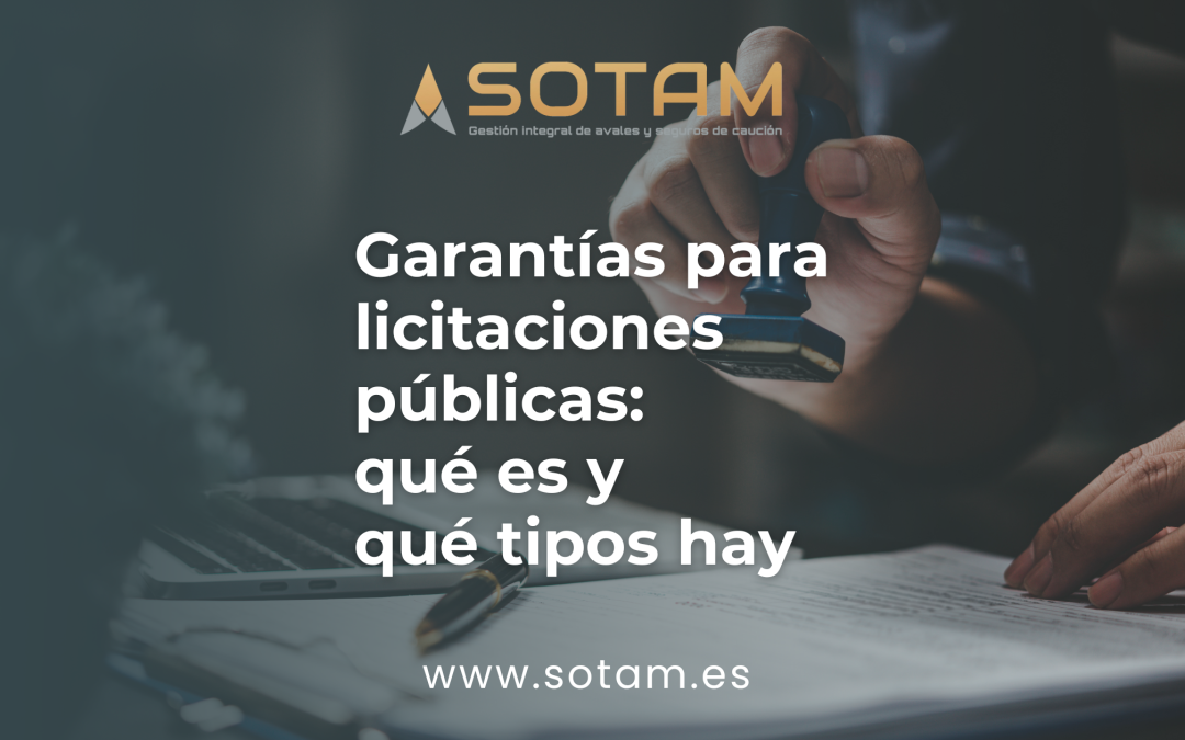 Garantías para licitaciones públicas: qué es y qué tipos hay