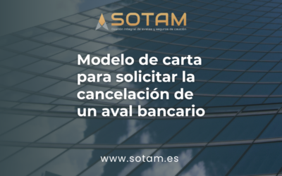 Modelo de carta para solicitar la cancelación de un aval bancario